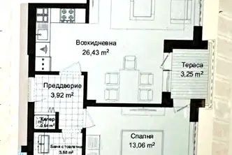 Двустаен апартамент в Пловдив, Гагарин