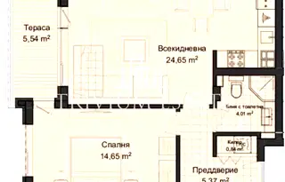 Двустаен апартамент в Пловдив, Гагарин