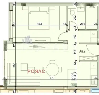 Photo 2 — 2-bedroom apartment in Varna, Galata
