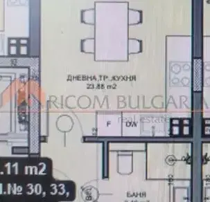 Снимка 5 — Двустаен апартамент в Галата с тераса в затворен комплекс