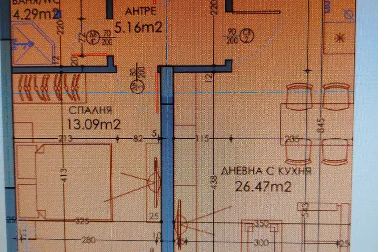 Двустаен апартамент в Пловдив, Гладно поле