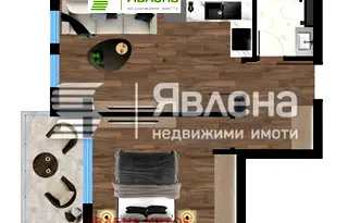 Двустаен апартамент в София, Горубляне