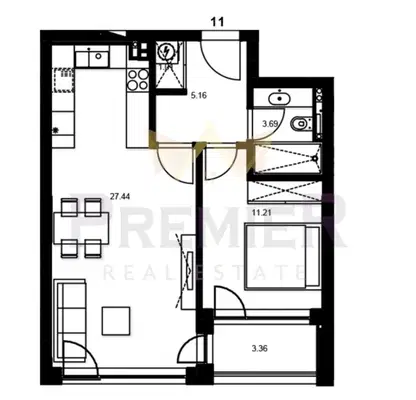 Photo 5 — 2-bedroom apartment in Varna, Hei