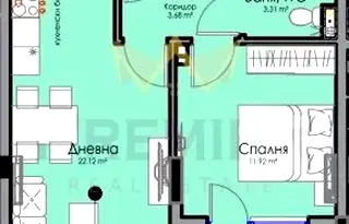 Двустаен апартамент в Бургас, Хоризонт