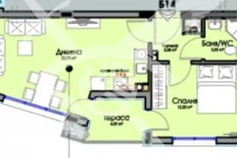 2-bedroom apartment in Burgas, Horizont