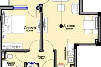 Двустаен апартамент в Бургас, Хоризонт