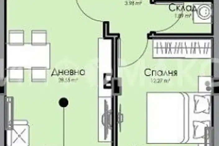 2-bedroom apartment in Burgas, Horizont