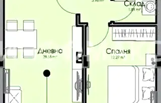 Двустаен апартамент в Бургас, Хоризонт