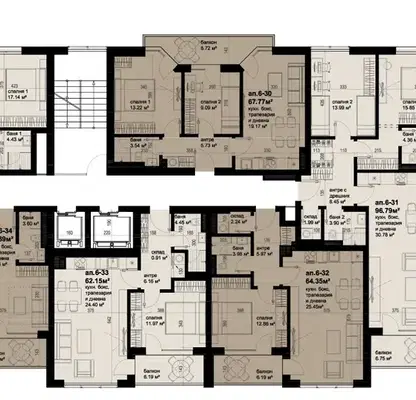 Photo 4 — 2-bedroom apartment in Burgas, Horizont