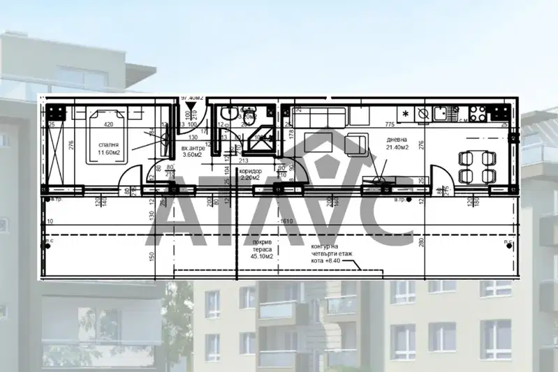 2-bedroom apartment in Plovdiv, Hristo Smirnenski