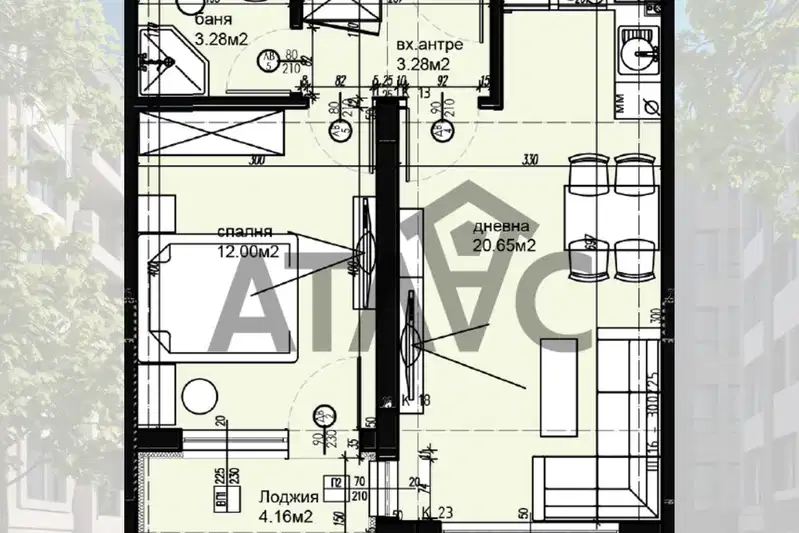2-bedroom apartment in Plovdiv, Hristo Smirnenski