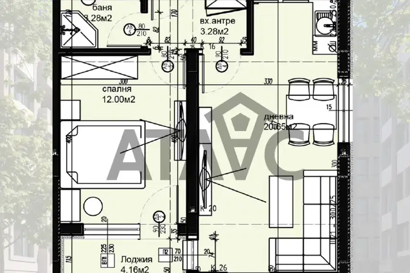 2-bedroom apartment in Plovdiv, Hristo Smirnenski