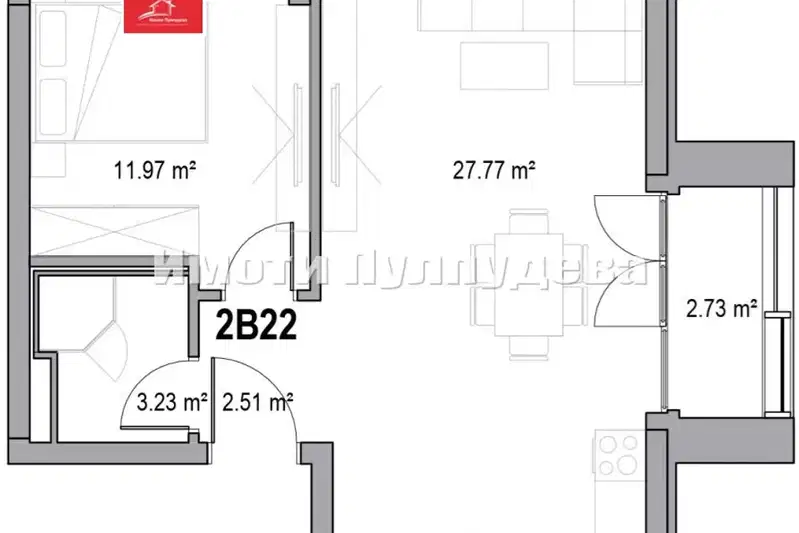 2-bedroom apartment in Plovdiv, Hristo Smirnenski