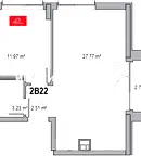 Двустаен апартамент с тераса в нов жилищен комплекс в Христо Смирненски, Пловдив