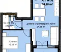 Снимка 2 — Двустаен апартамент в Пловдив, Христо Смирненски