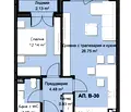 Снимка 3 — Двустаен апартамент в Пловдив, Христо Смирненски