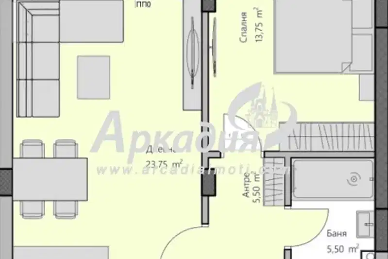 2-bedroom apartment in Plovdiv, Hristo Smirnenski