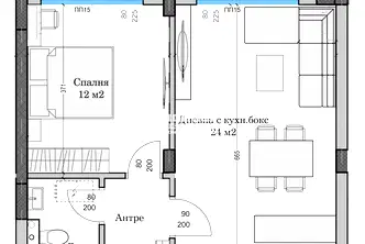 Двустаен апартамент в Пловдив, Христо Смирненски