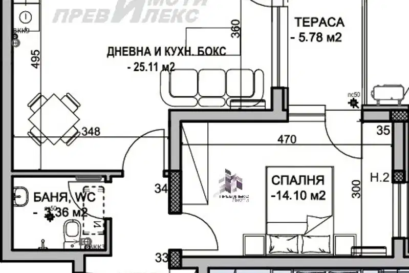 Двустаен апартамент в Пловдив, Христо Смирненски