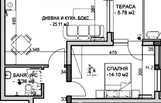 Двустаен апартамент в Пловдив, Христо Смирненски
