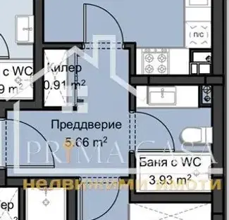 Снимка 2 — Двустаен апартамент в Пловдив, Христо Смирненски