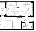 Снимка 2 — Двустаен апартамент в Пловдив, Христо Смирненски