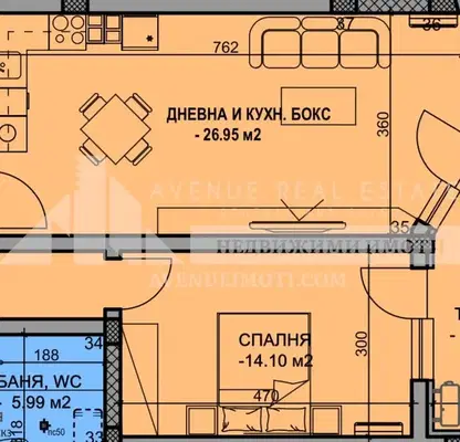 Снимка 4 — Двустаен апартамент в Пловдив, Христо Смирненски