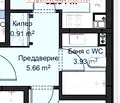 Снимка 3 — Двустаен апартамент в Пловдив, Христо Смирненски