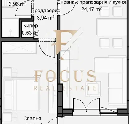 Photo 3 — 2-bedroom apartment in Plovdiv, Hristo Smirnenski
