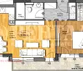 Снимка 3 — Двустаен апартамент в Пловдив, Христо Смирненски