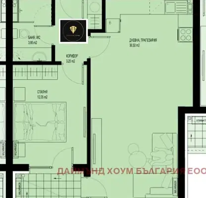 Снимка 2 — Двустаен апартамент в Пловдив, Христо Смирненски