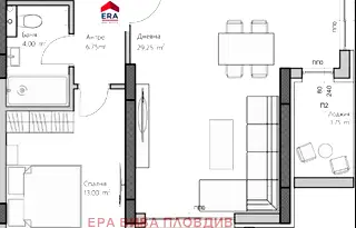 Двустаен апартамент в Пловдив, Христо Смирненски