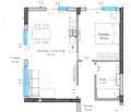 Снимка 2 — Двустаен апартамент в Пловдив, Христо Смирненски
