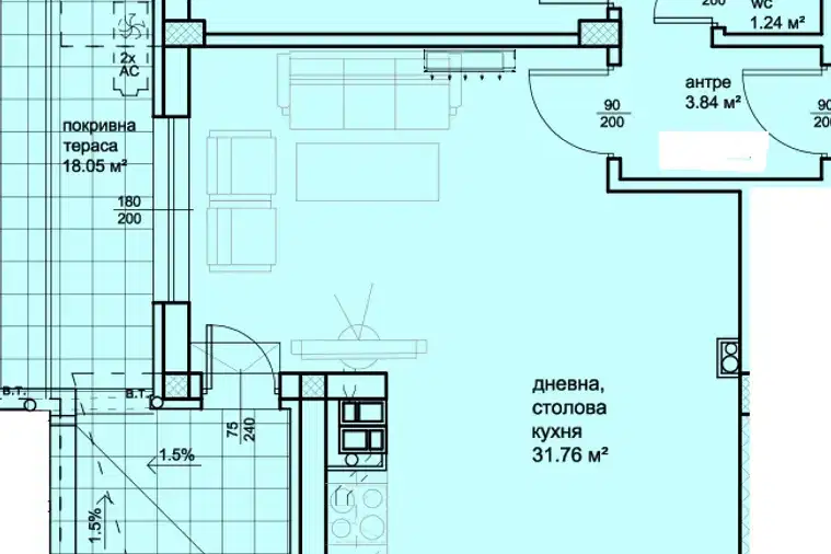 2-bedroom apartment in Plovdiv, Hristo Smirnenski