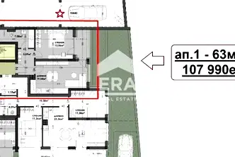 Двустаен апартамент във Варна, Изгрев