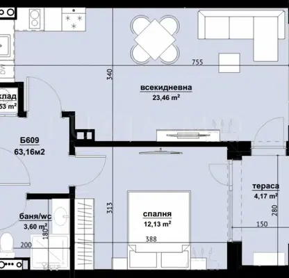 Photo 2 — 2-bedroom apartment in Burgas, Izgrev
