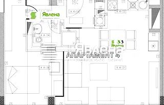 Двустаен апартамент в София, Изток