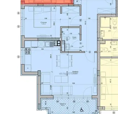 Photo 3 — 2-bedroom apartment in Stara Zagora, Jeleznik - Centyr