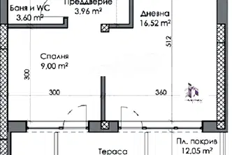 Двустаен апартамент в Пловдив, Каменица 2