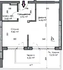 Двустаен апартамент в Пловдив, Каменица 2