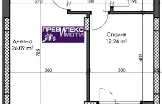 Двустаен апартамент в Пловдив, Каменица 2