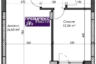 Двустаен апартамент в Пловдив, Каменица 2