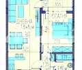 Снимка 3 — Двустаен апартамент с функционално разпределение в Каменица 2, Пловдив
