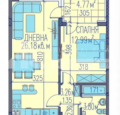 Photo 3 — 2-bedroom apartment in Plovdiv, Kamenica 2