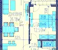 Снимка 2 — Двустаен апартамент в Пловдив, Каменица 2