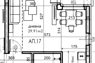 Двустаен апартамент в София, Карпузица