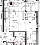 Двустаен апартамент в София, Карпузица