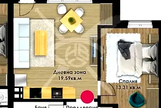 Двустаен апартамент в Пловдив, Коматевско шосе