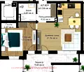 Снимка 2 — Двустаен апартамент в Пловдив, Коматевско шосе