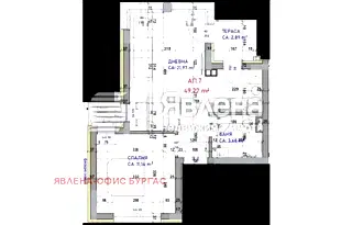 Двустаен апартамент в Бургас, Крайморие